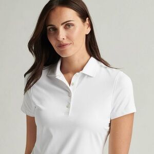 Peter Millar | Crown Sport Button Polo | Golf | SPF 50+ | Small